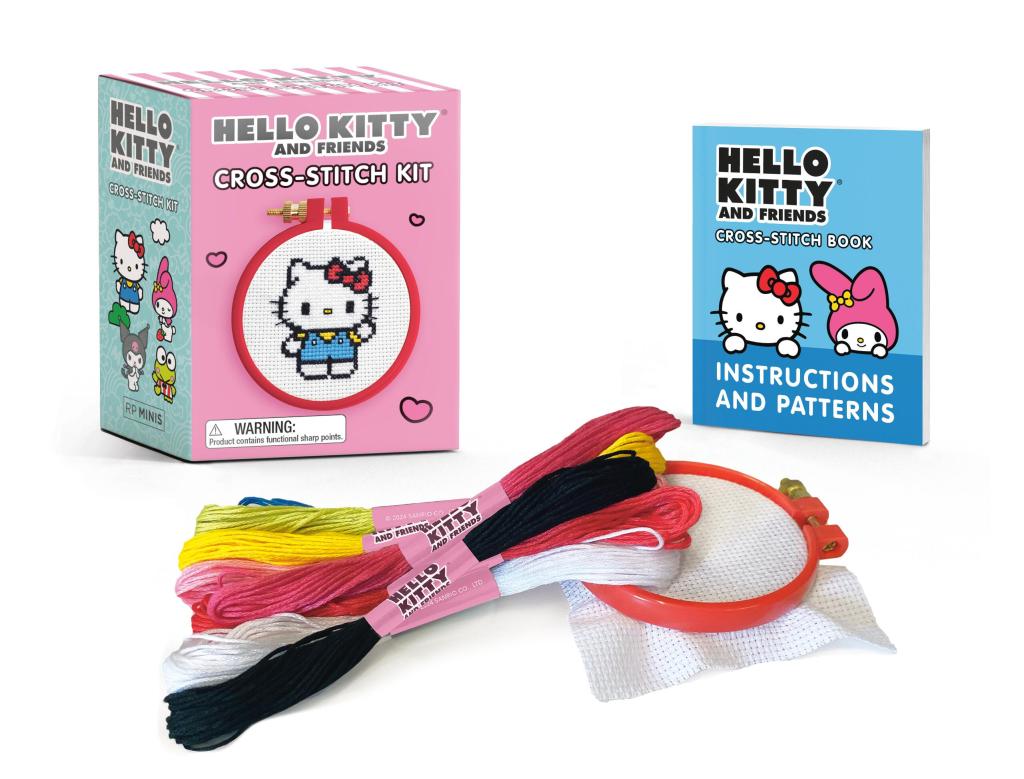 Hello Kitty and Friends Cross Stitch Kit by Hachette Book Group