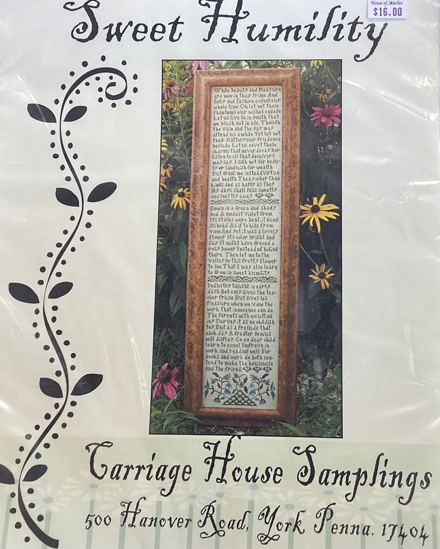 Sweet Humility by Carriage House Samplings