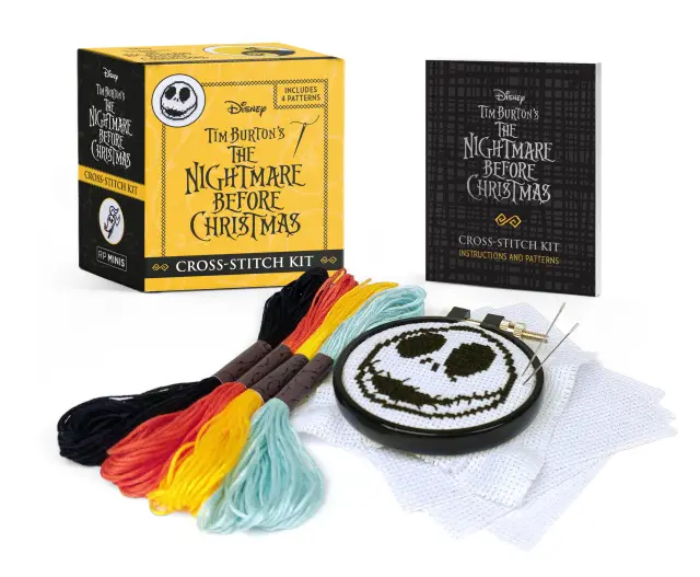 Disney Tim Burton’s Nightmare Before Christmas Cross Stitch Kit by Hachette Book Group