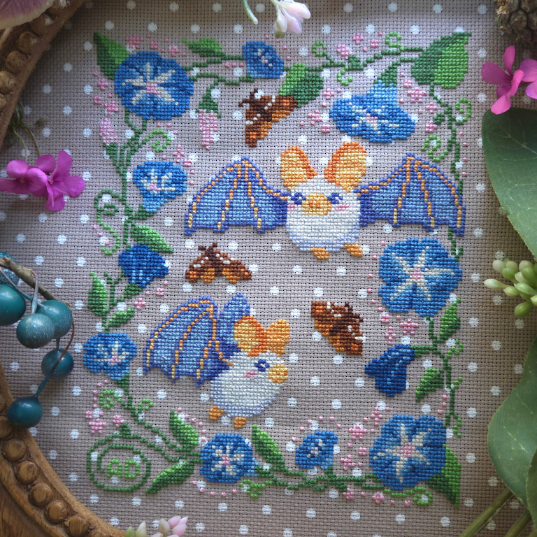 PREORDER! Ghost Bat Sampler by BAD Stitch