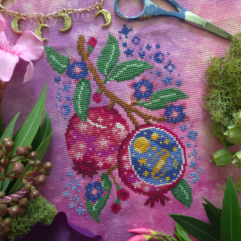 PREORDER! Starry Pomegranate by BAD Stitch