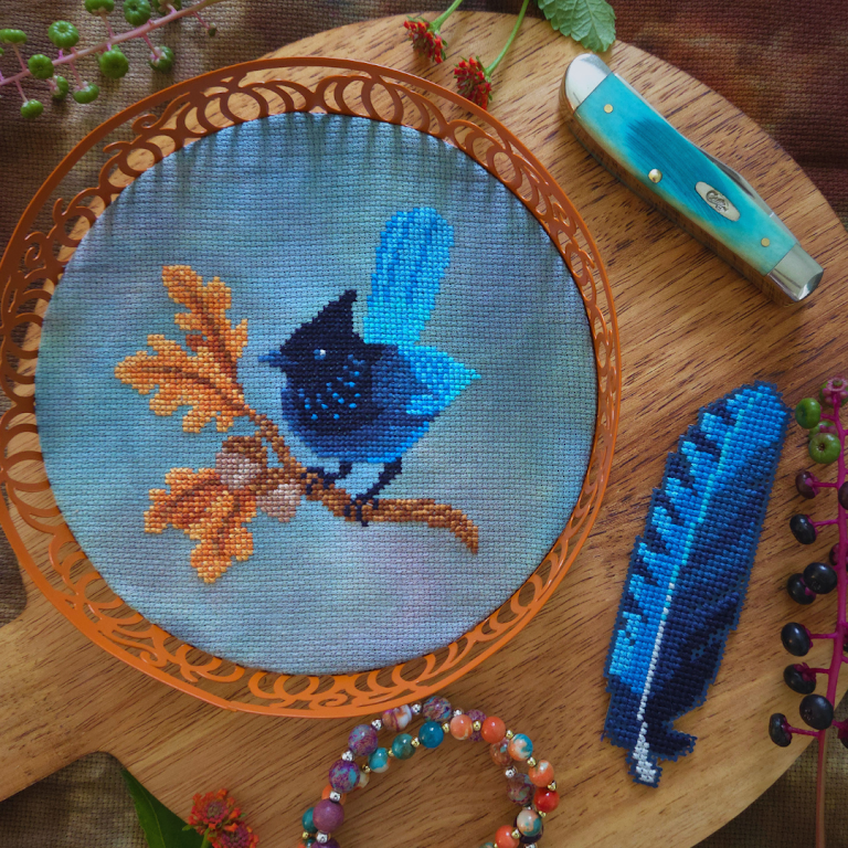 PREORDER! Steller’s Jay by BAD Stitch
