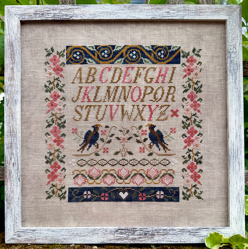 PREORDER! Two Blue Birds Sampler by Jan Hicks Creates