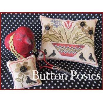 Button Posies Pin Keep and Scissor Weight by The Scarlett House