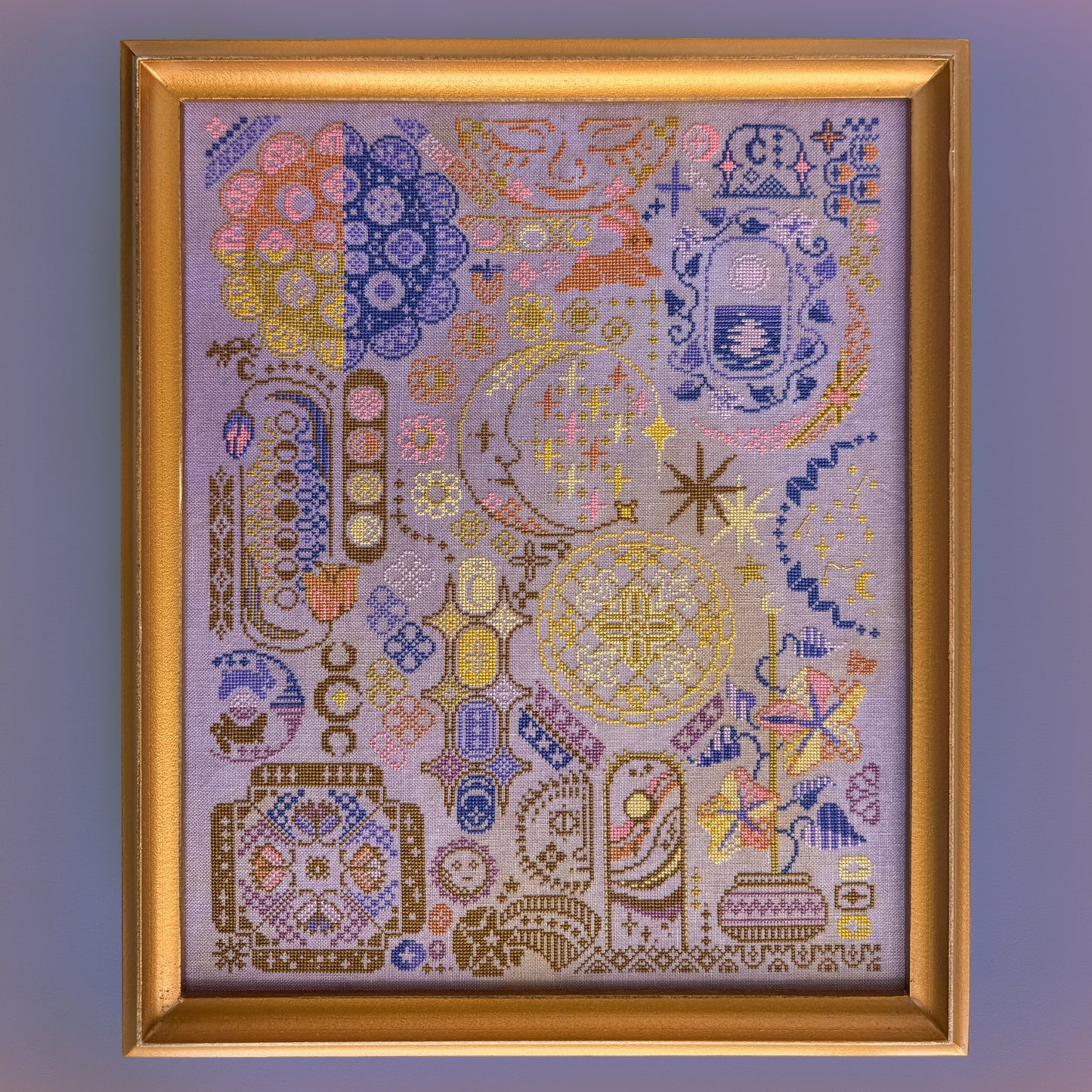 PREORDER! Moon Sampler by Jessica Doize (JEDxStitch)