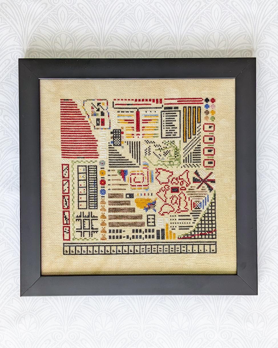 PREORDER! Data Portraits in Paris Deux by Shaded Stitchery