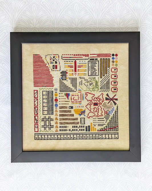 Data Portraits in Paris Deux by Shaded Stitchery