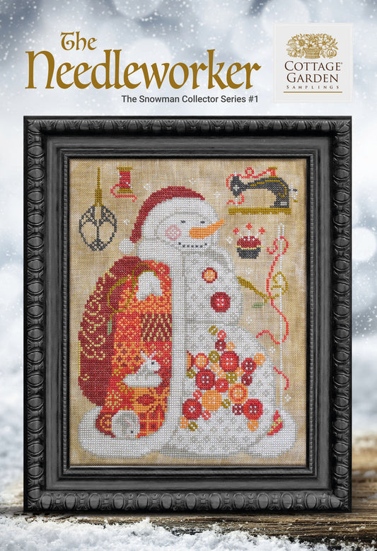 The Snowman Collector Series #1: The Needleworker by Cottage Garden Samplings