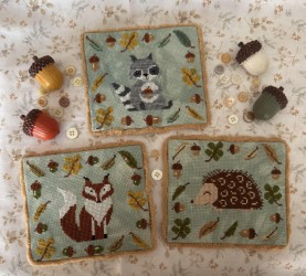 PREORDER! Wood Animals Series: Fox, Hedgehog, and Raccoon by Romy’s Creations