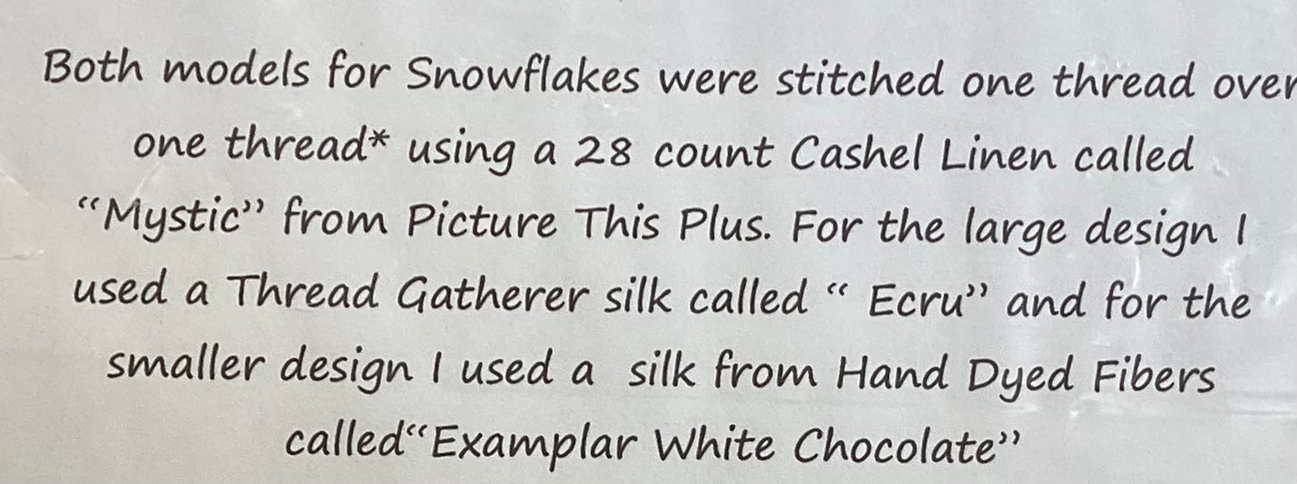 Snowflakes by T.A. Smith Designs