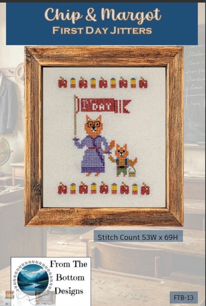 PREORDER! Chip & Margot: First Day Jitters by From The Bottom Designs