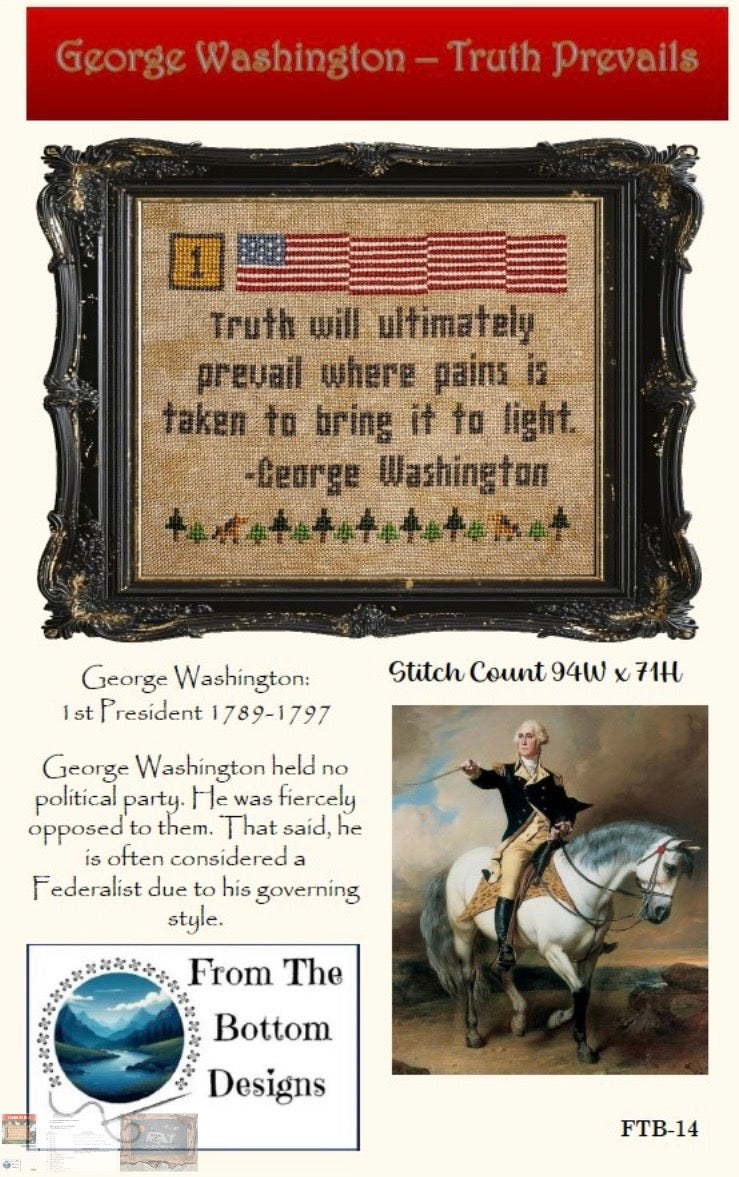 PREORDER! George Washington: Truth Prevails by From The Bottom Designs