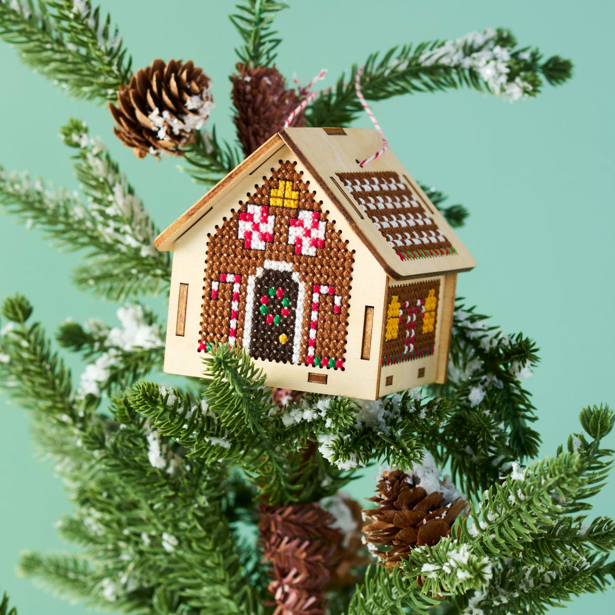 PREORDER! 3D Gingerbread House Kit by Canadian Stitchery