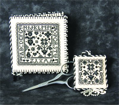 Blackwork Needlebook & Fob by The Sweetheart Tree