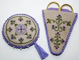 Amethyst Collection: Scissors Case and Pin Keep by Cherished Stitches