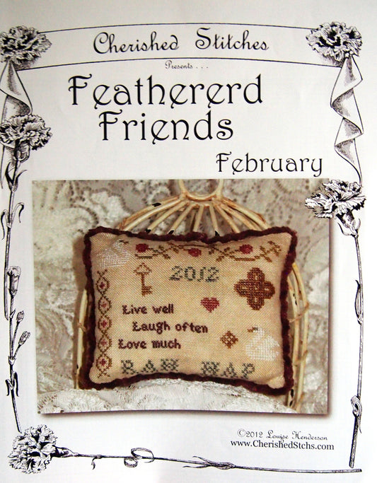 Feathered Friends: February by Cherished Stitches