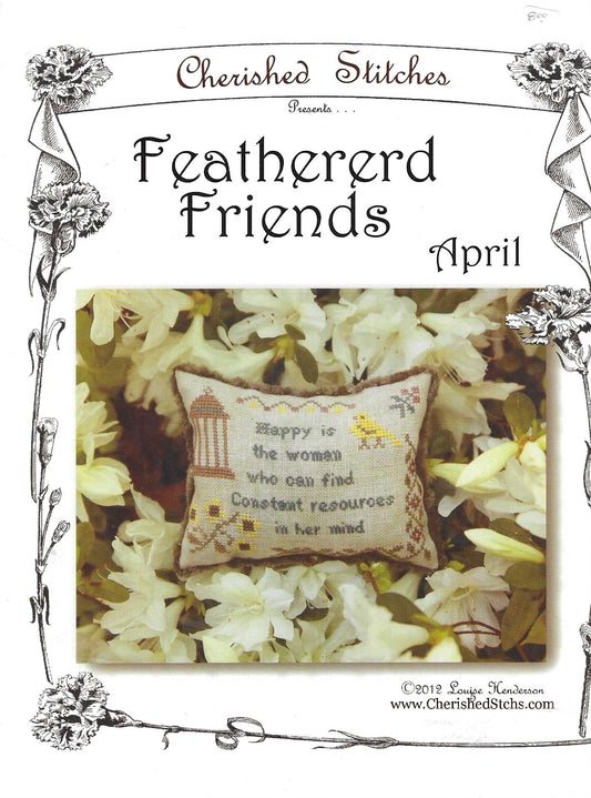 Feathered Friends: April by Cherished Stitches