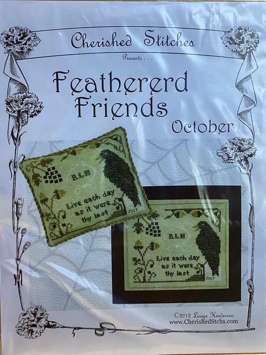 Feathered Friends: October by Cherished Stitches