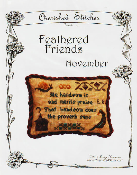 Feathered Friends: November by Cherished Stitches