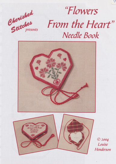 Flowers From the Heart Needlebook by Cherished Stitches