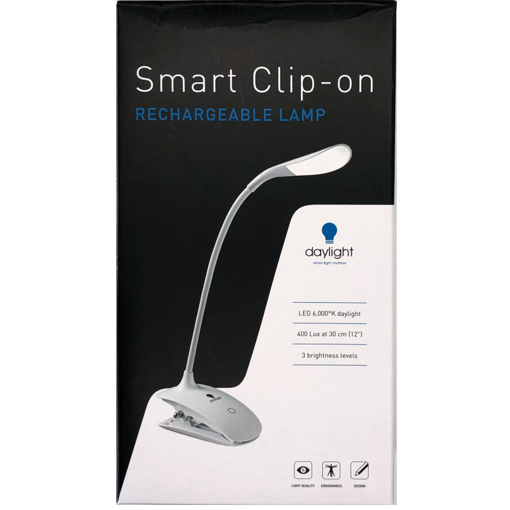 Smart Clip-on Rechargeable Lamp by The Daylight Company