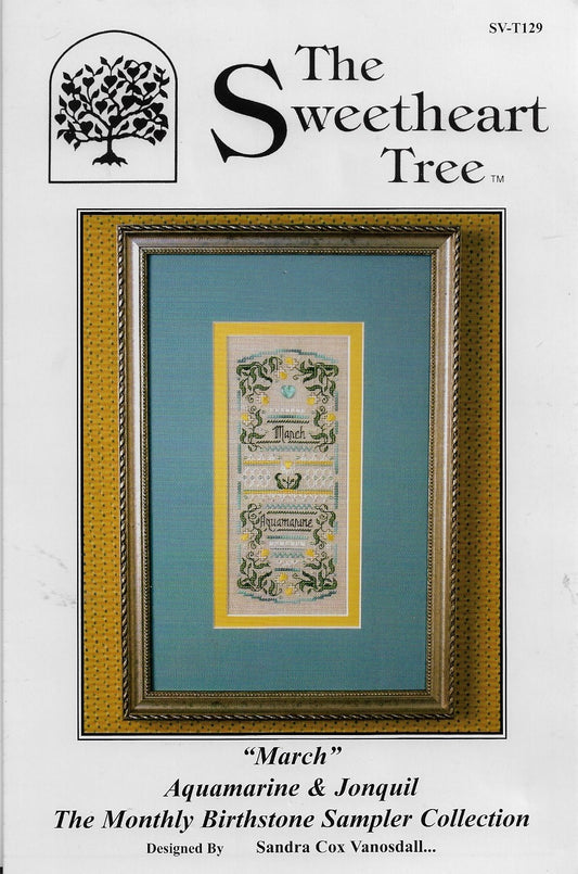 March: Aquamarine & Jonquil by The Sweetheart Tree