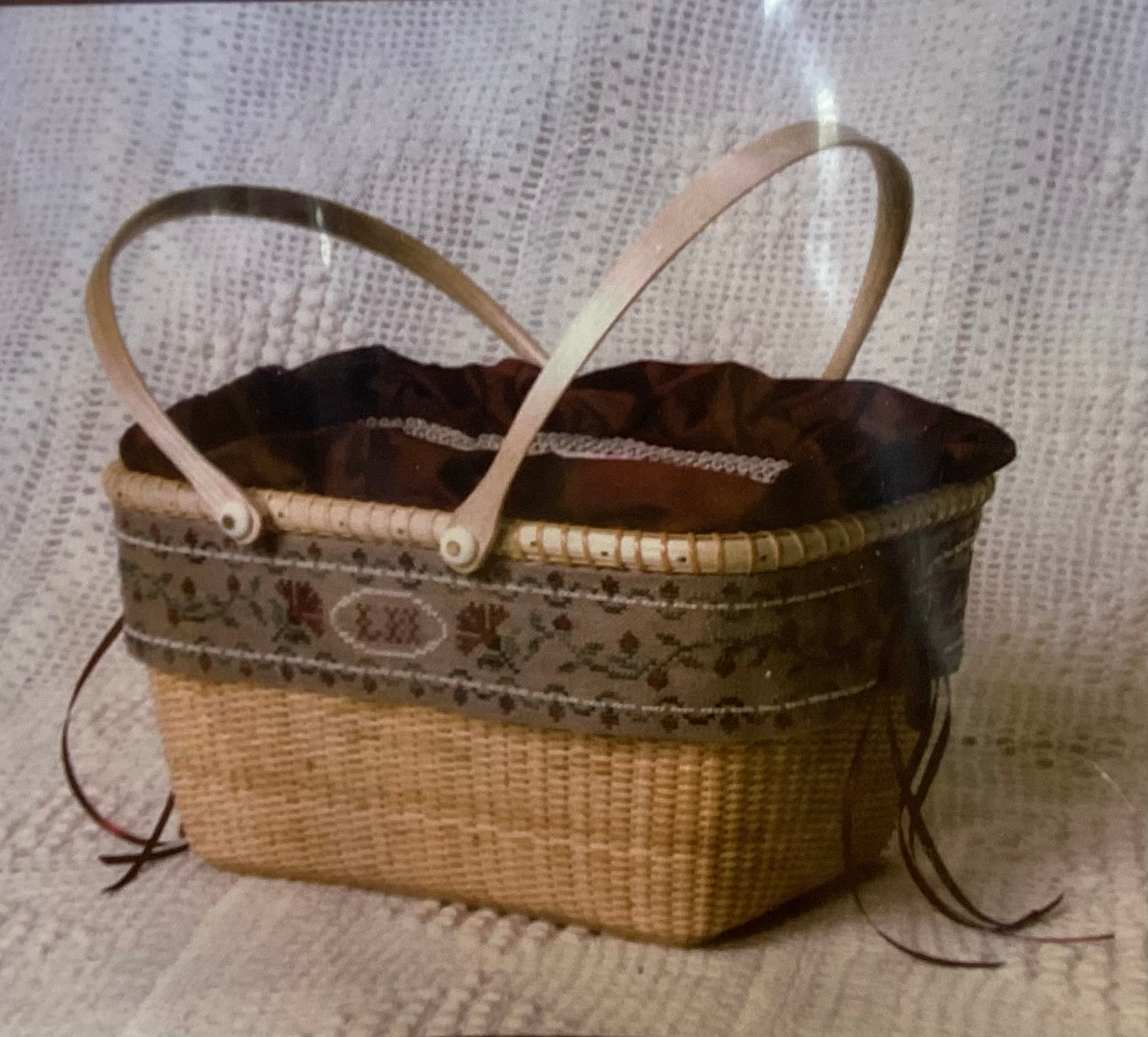 A Sentimental Basket by Cherished Stitches