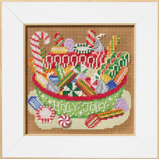 Buttons & Beads Winter 2026: Christmas Candy Kit by Mill Hill