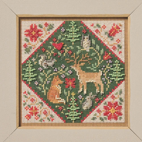 Buttons & Beads Winter 2026: Forest Folk Art Kit by Mill Hill