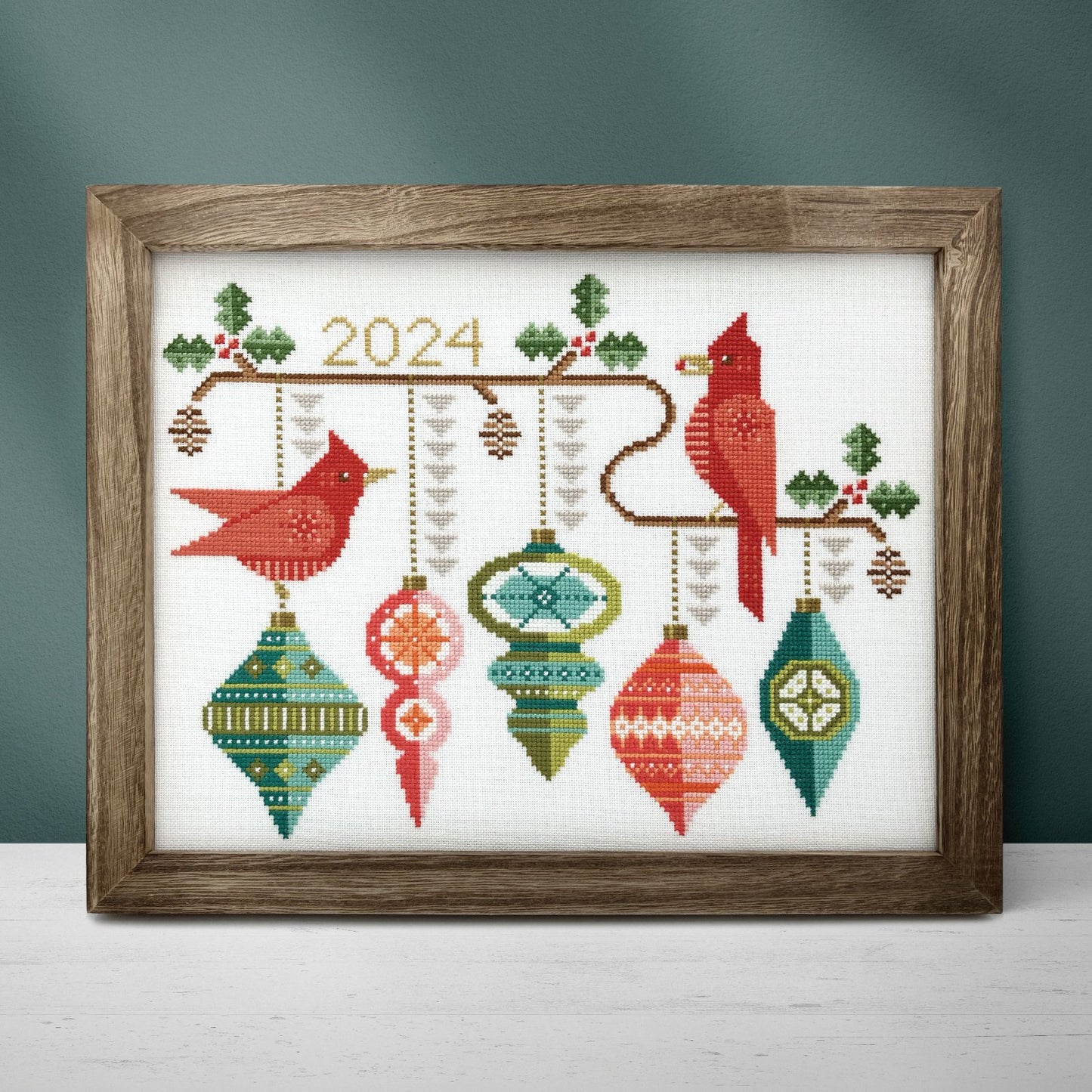 Bauble Birds by Boomerang Stitches