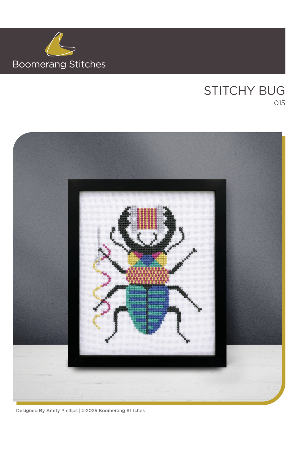 Stitchy Bug by Boomerang Stitches