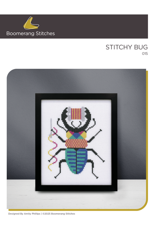 Stitchy Bug by Boomerang Stitches
