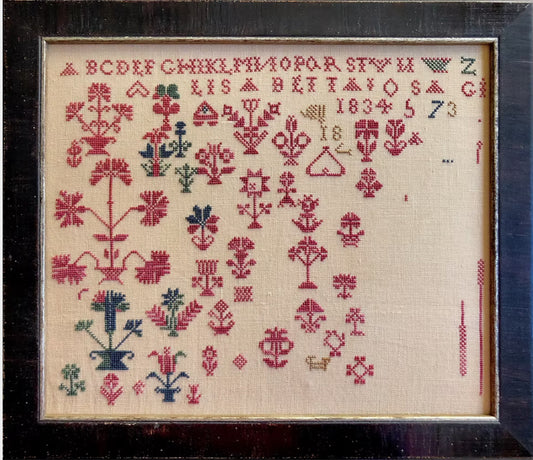Lisabetta’s Marking Sampler by Shakespeare’s Peddler