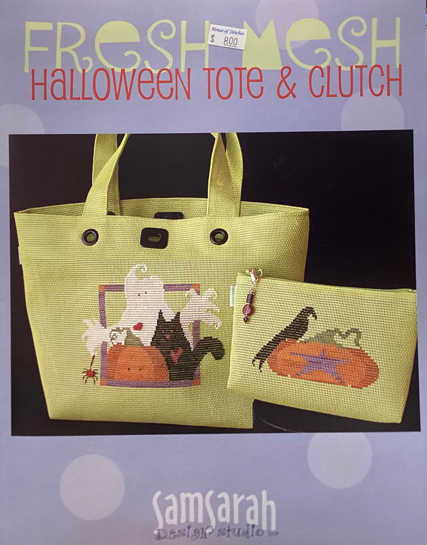 Fresh Mesh: Halloween Tote & Clutch by SamSarah Design Studio