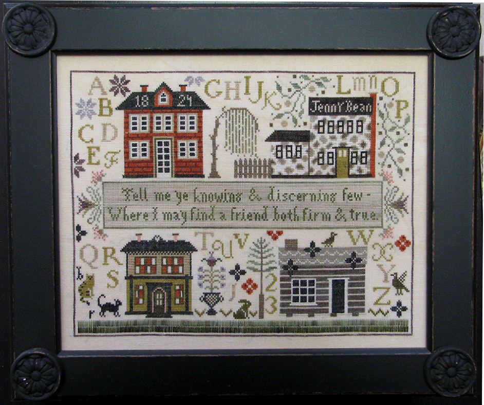 Jenny Bean’s Friendship Sampler by Shakespeare’s Peddler