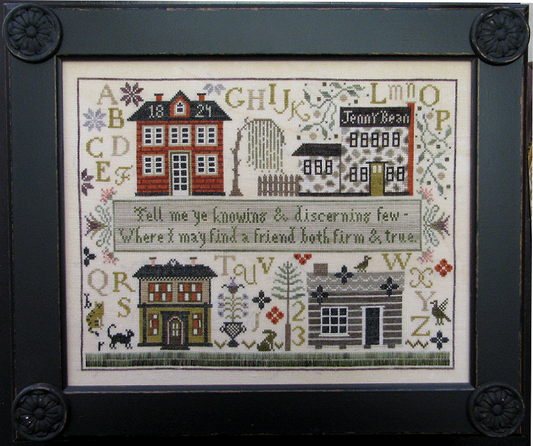 Jenny Bean’s Friendship Sampler by Shakespeare’s Peddler