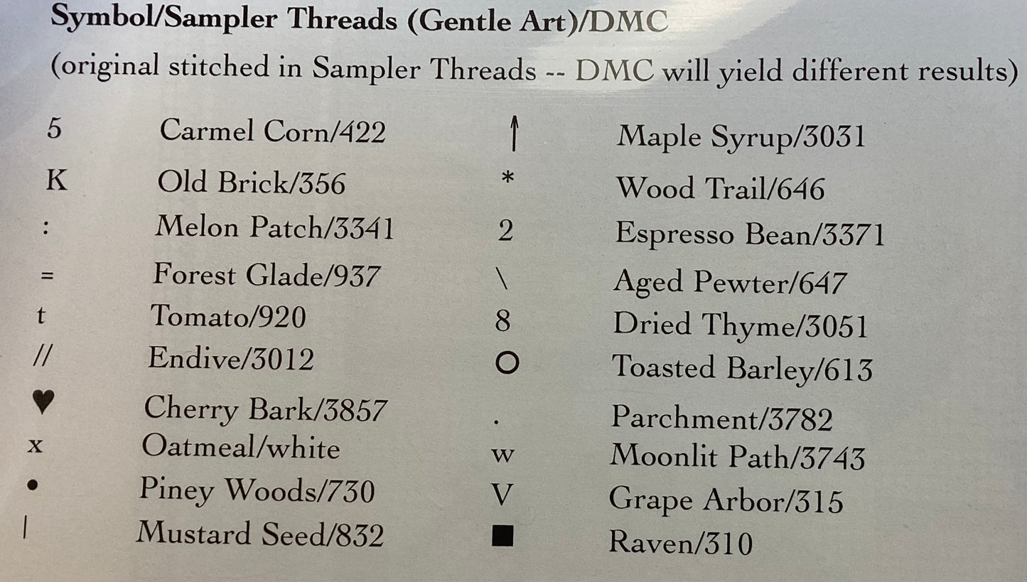 Jenny Bean’s Friendship Sampler by Shakespeare’s Peddler