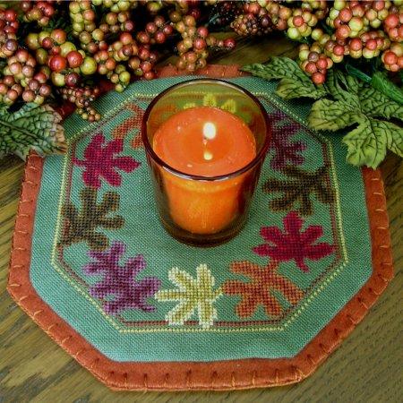 Little Candle Mats-Leaves by Prairie Grove Peddler