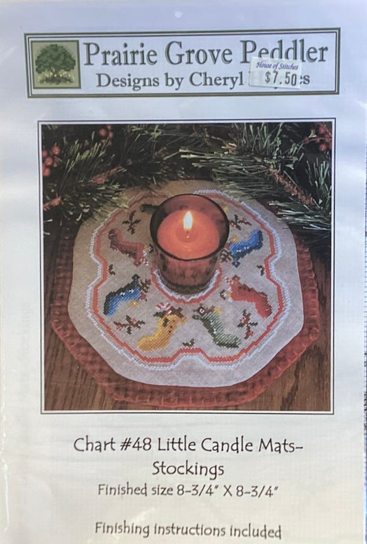 Little Candle Mat-Stockings by Prairie Grove Peddler