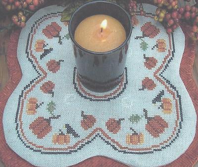 Little Candle Mats-Pumpkins by Prairie Grove Peddler