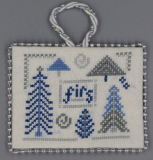 A Blue and Silver Christmas: Firs by Misty Hill Studio