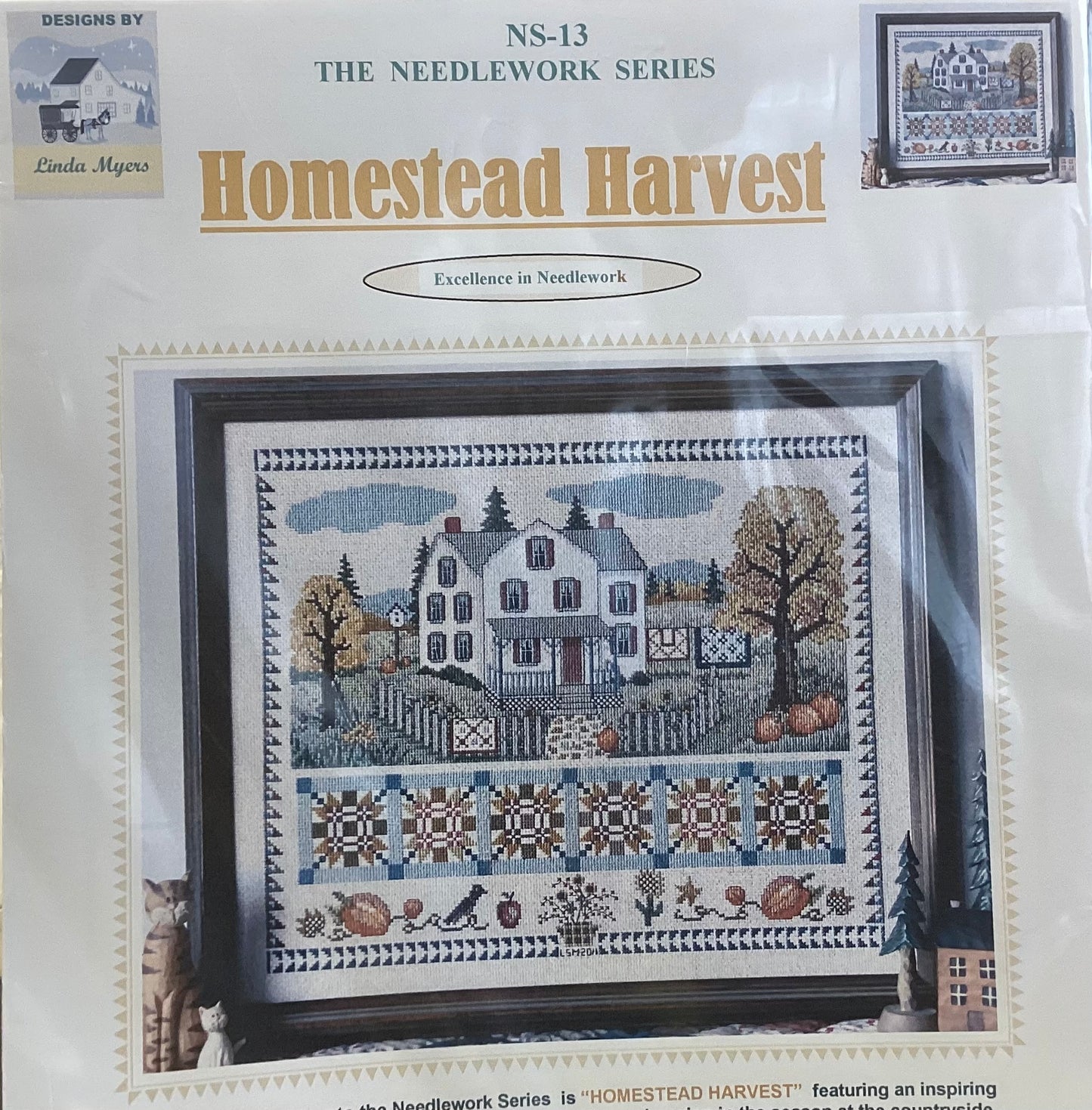 The Needlework Series: Homestead Harvest by Designs by Linda Myers