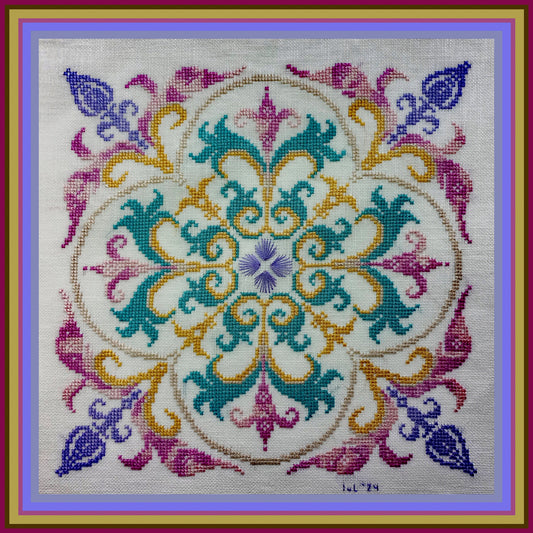 Fleur de Tile by Tempting Tangles Designs