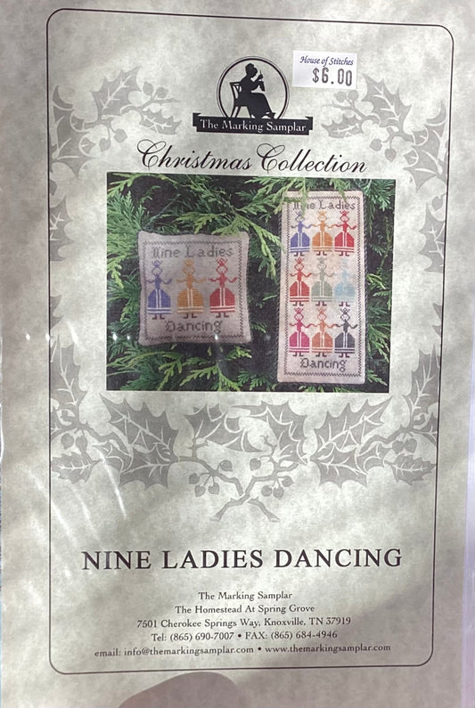 Nine Ladies Dancing by The Marking Samplar