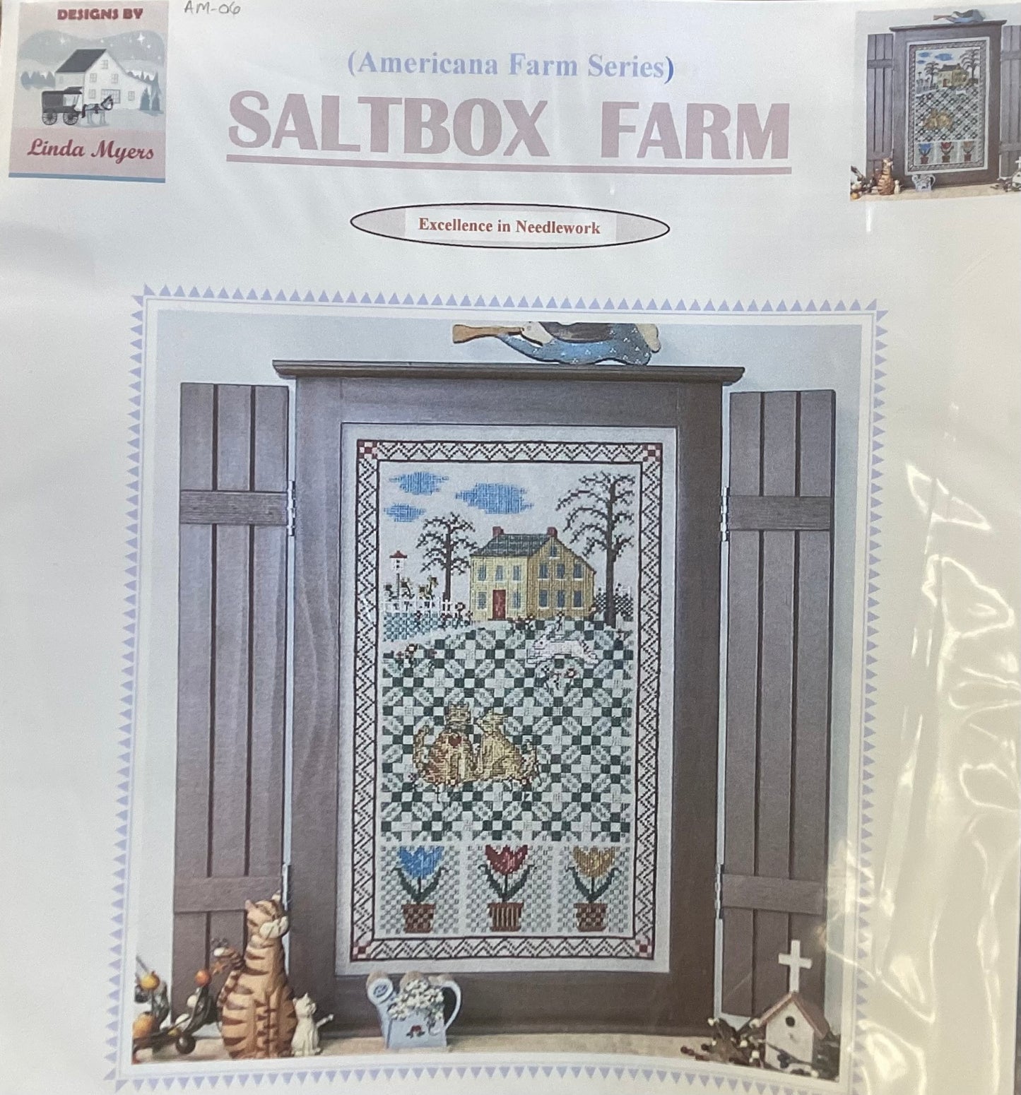 Americana Farm Series: Saltbox Farm by Designs by Linda Myers