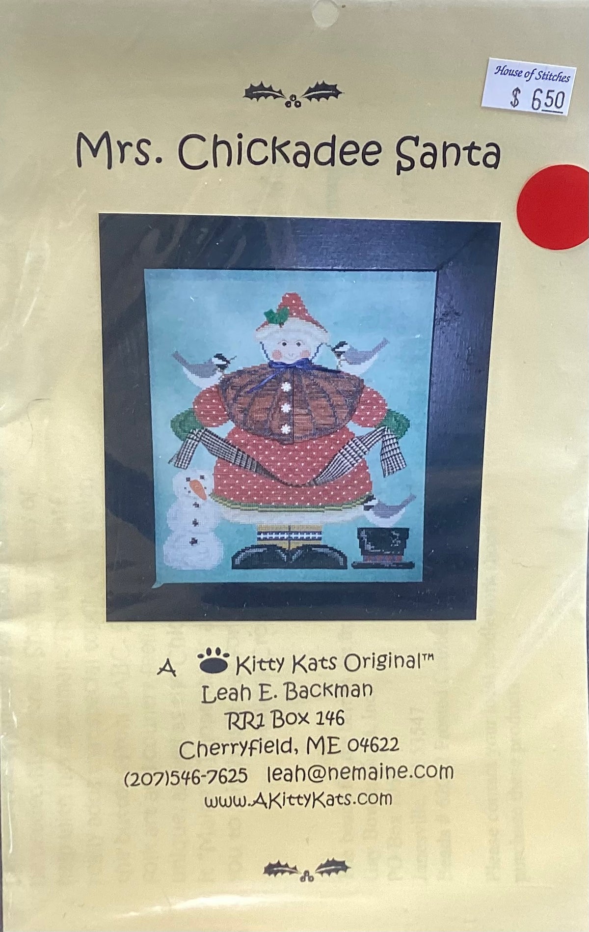 Mrs. Chickadee Santa by A Kitty Kats Original