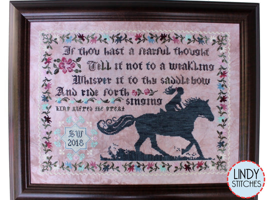 Ride Forth Singing by Lindy Stitches