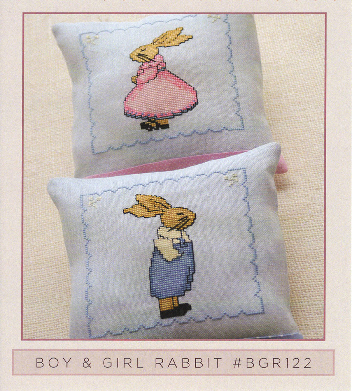 Boy & Girl Rabbit by AnnaLee Waite Designs