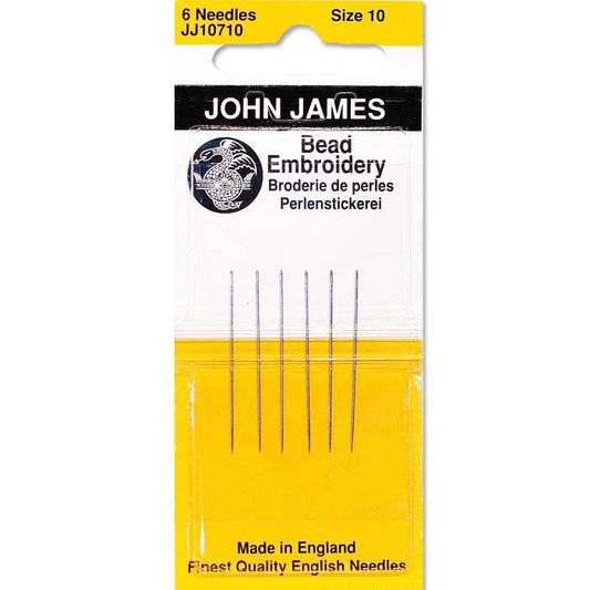 John James #10 Bead Embroidery Needles