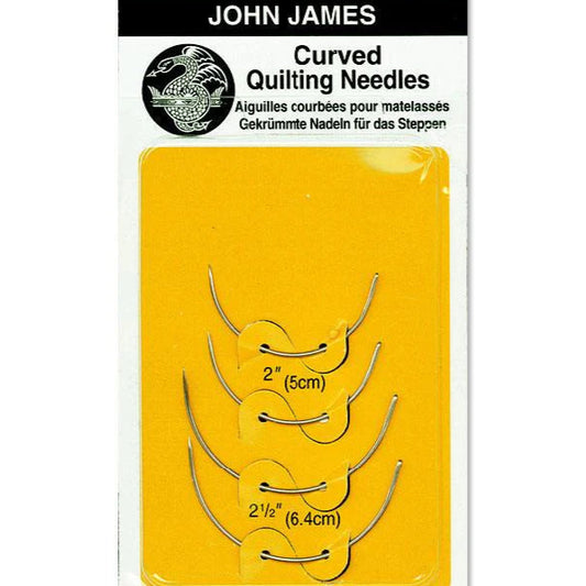 John James Curved Quilting Needles